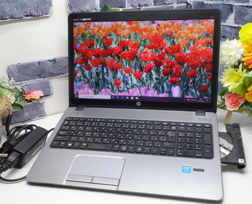 【定番の15.6インチ】 【スタイリッシュノート】 HP ProBook 450 G1 Notebook PC 第4世代 Core i3 4000M 16GB 新品SSD480GB DVD-ROM Windows10 64bit WPSOffice 15.6インチ 無線LAN パソコン ノートパソコン PC Notebook新品SSD480GB